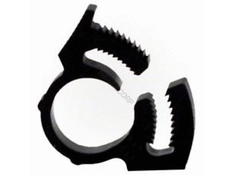.25"ID BLACK TUBING SQUEEZE CLAMP