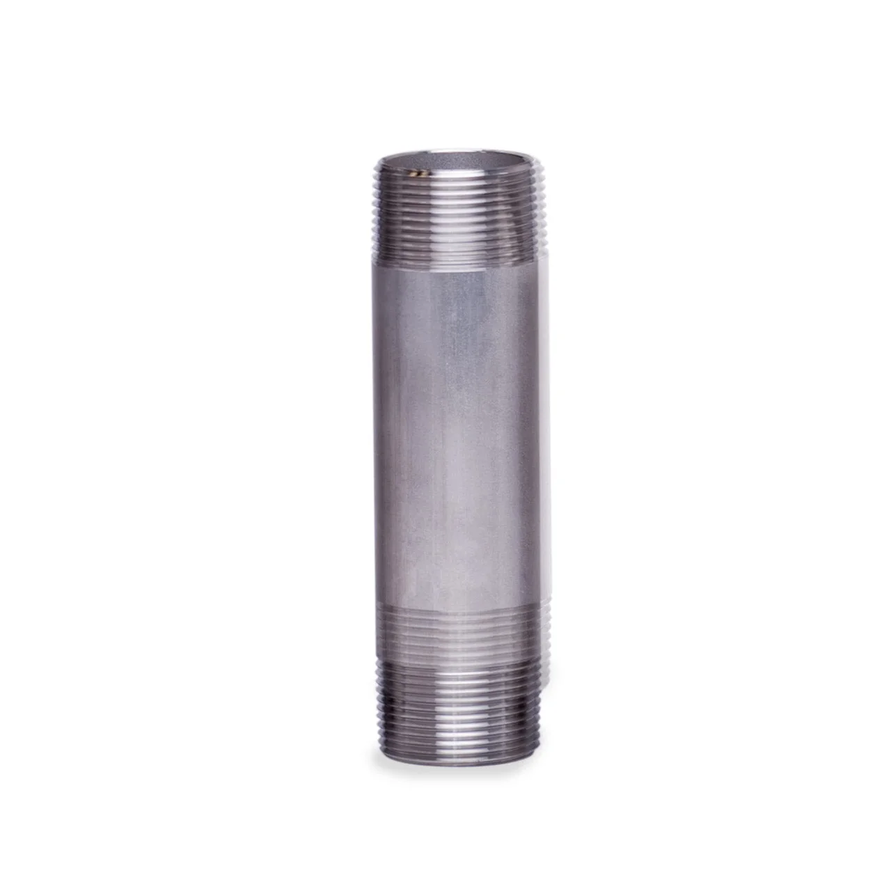 304 Stainless Steel Schedule 40 Nipple 1.25" x 6"