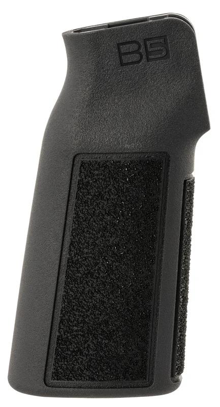 B5 Systems PGR1452 Type 22 P-Grip Black Aggressive Textured Polymer, Increased Vertical Grip Angle with No Backstrap, Fits AR-Platform