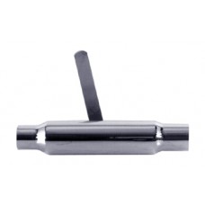 CUSTOM SHORTY MUFFLER FOR 1 1/2" & 1 3/4" O.D. EXHAUST PIPES 97003